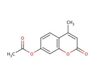 7-Acetoxy-4-methylcoumarin (CAS 2747-05-9) - chemical structure image