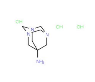 7-Amino-1,3,5-triazatricyclo[3.3.1.13,7]decane trihydrochloride - chemical structure image