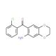 (7-Amino-2,3-dihydro-benzo[1,4]dioxin-6-yl)-(2-chloro-phenyl)-methanone - chemical structure image