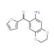 (7-Amino-2,3-dihydro-benzo[1,4]dioxin-6-yl)-furan-2-yl-methanone - chemical structure image