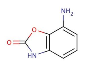 7-Amino-2(3H)-benzoxazolone (CAS 81282-60-2) - chemical structure image