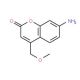 7-Amino-4-(methoxymethyl)coumarin (CAS 175205-10-4) - chemical structure image