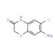 7-Amino-6-chloro-4H-benzo[1,4]oxazin-3-one (CAS 40401-45-4) - chemical structure image
