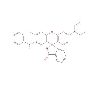 7-Anilino-3-diethylamino-6-methyl fluoran (CAS 29512-49-0) - chemical structure image