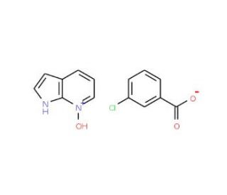 7-Azaindole N-oxide 3-chlorobenzoate (CAS 611197-49-0) - chemical structure image