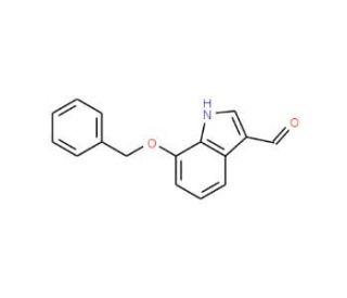 7-Benzyloxy-3-formylindole (CAS 92855-65-7) - chemical structure image