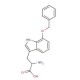 7-Benzyloxy-D,L-tryptophan (CAS 66866-40-8) - chemical structure image