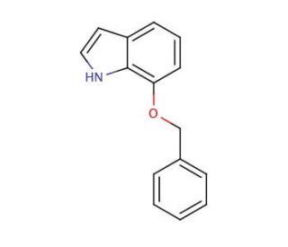 7-Benzyloxyindole (CAS 20289-27-4) - chemical structure image