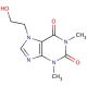 7-(β-Hydroxyethyl)-theophylline (CAS 519-37-9) - chemical structure image