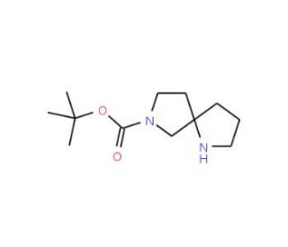 7-Boc-1,7-diaza-spiro[4.4]nonane (CAS 646055-63-2) - chemical structure image