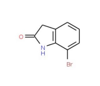 7-Bromo-1,3-dihydro-2H-indol-2-one (CAS 320734-35-8) - chemical structure image