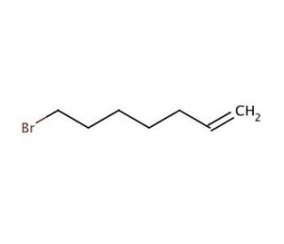 7-Bromo-1-heptene (CAS 4117-09-3) - chemical structure image