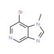 7-Bromo-1-methyl-1H-imidazo[4,5-c]pyridine (CAS 317840-04-3) - chemical structure image