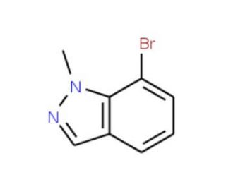 7-Bromo-1-methyl-1H-indazole (CAS 1000576-59-9) - chemical structure image