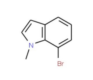 7-Bromo-1-methyl-1H-indole (CAS 280752-68-3) - chemical structure image