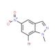 7-Bromo-1-methyl-5-nitro-1H-indazole - chemical structure image