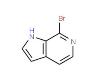 7-Bromo-1H-pyrrolo[2,3-c]pyridine (CAS 165669-35-2) - chemical structure image