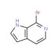7-Bromo-1H-pyrrolo[2,3-c]pyridine (CAS 165669-35-2) - chemical structure image