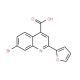 7-bromo-2-(2-furyl)quinoline-4-carboxylic acid - chemical structure image