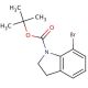 7-Bromo-2,3-dihydro-indole-1-carboxylic acid tert-butyl ester (CAS 143262-17-3) - chemical structure image