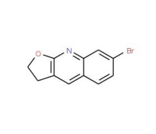 7-Bromo-2,3-dihydrofuro[2,3-b]quinoline (CAS 1031929-47-1) - chemical structure image