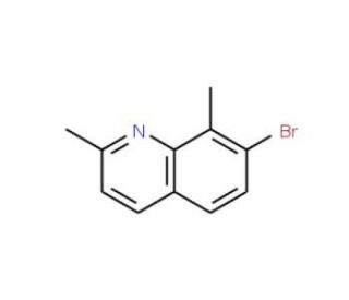 7-Bromo-2,8-dimethylquinoline (CAS 1189106-33-9) - chemical structure image