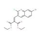 7-Bromo-2-chloro-3-(2,2-diethoxycarbonyl)vinylquinoline (CAS 1031928-83-2) - chemical structure image