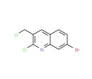 7-Bromo-2-Chloro-3-chloromethylquinoline (CAS 948291-25-6) - chemical structure image