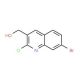7-Bromo-2-chloroquinoline-3-methanol (CAS 1017403-71-2) - chemical structure image