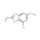 7-Bromo-2-ethyl-1,3-benzoxazol-5-yl methyl ether - chemical structure image