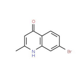 7-Bromo-2-methyl-4-quinolinol (CAS 56716-92-8) - chemical structure image