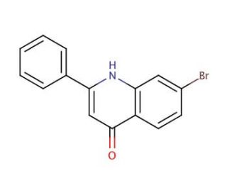 7-Bromo-2-phenyl-4-quinolinol (CAS 825620-24-4) - chemical structure image