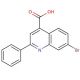 7-bromo-2-phenylquinoline-4-carboxylic acid (CAS 303100-39-2) - chemical structure image