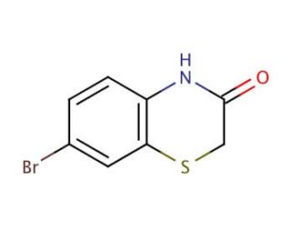 7-Bromo-2H-[1,4]-benzothiazin-3(4H)-one (CAS 90814-91-8) - chemical structure image