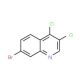 7-Bromo-3,4-dichloroquinoline (CAS 1021435-01-7) - chemical structure image