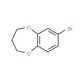 7-bromo-3,4-dihydro-2H-1,5-benzodioxepine (CAS 147644-11-9) - chemical structure image