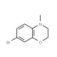 7-Bromo-3,4-dihydro-4-methyl-2H-1,4-benzoxazine (CAS 154264-95-6) - chemical structure image