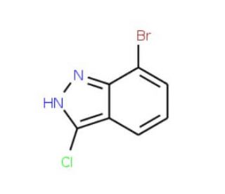 7-Bromo-3-chloro-1H-indazole (CAS 885271-75-0) - chemical structure image