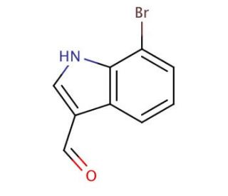 7-Bromo-3-formyl-1H-indole (CAS 115666-21-2) - chemical structure image