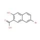 7-Bromo-3-hydroxy-naphthalene-2-carboxylic acid (CAS 1779-11-9) - chemical structure image