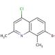 7-Bromo-4-chloro-2,8-dimethylquinoline (CAS 1189106-62-4) - chemical structure image