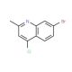 7-Bromo-4-chloro-2-methylquinoline (CAS 143946-45-6) - chemical structure image