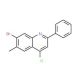 7-Bromo-4-chloro-6-methyl-2-phenylquinoline (CAS 1189106-69-1) - chemical structure image