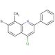 Structure moléculaire de 7-Bromo-4-chloro-8-methyl-2-phenylquinoline, Numéro CAS: 1189106-66-8 7-Bromo-4-chloro-8-methyl-2-phenylquinoline (CAS 1189106-66-8) - chemical structure image