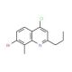 7-Bromo-4-chloro-8-methyl-2-propylquinoline (CAS 1189105-50-7) - chemical structure image