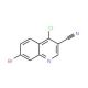 7-Bromo-4-chloro-quinoline-3-carbonitrile (CAS 364793-57-7) - chemical structure image