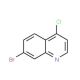 7-Bromo-4-chloroquinoline (CAS 75090-52-7) - chemical structure image