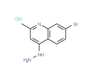 7-Bromo-4-hydrazino-2-methylquinoline hydrochloride (CAS 1172816-69-1) - chemical structure image