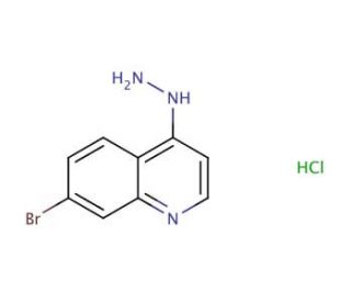 7-Bromo-4-hydrazinoquinoline hydrochloride (CAS 1172413-56-7) - chemical structure image