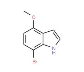 7-Bromo-4-methoxyindole (CAS 81224-16-0) - chemical structure image